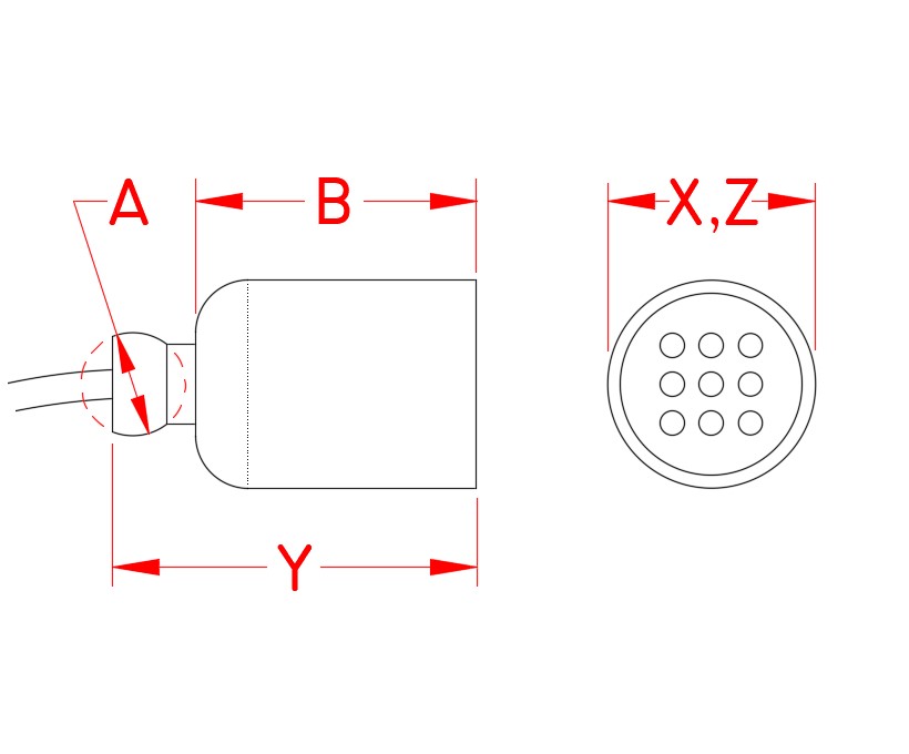 9 Star Cluster, LED lights, S0809-0000, S0809-000R, S0809-000Y, Line Drawing 9 Star Cluster, LED lights, S0809-0000, S0809-000R, S0809-000Y, Line Drawing